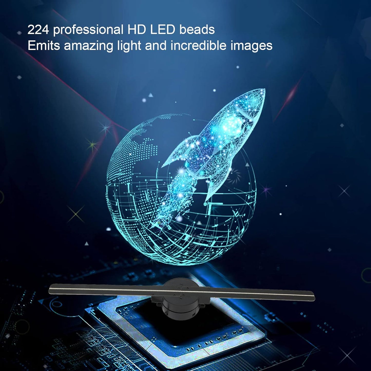 🎄Projecteur LED holographique 3D